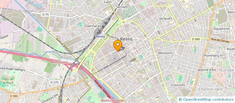 localisation de l'entreprise KV2M  REIMS