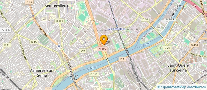 localisation de l'entreprise KV7TECHNO à ASNIERES-SUR-SEINE