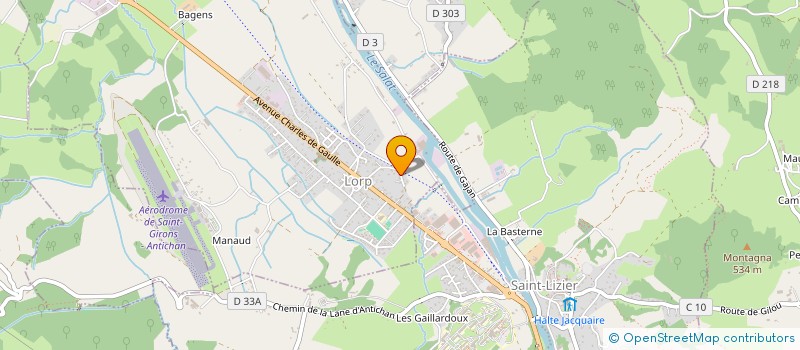 localisation de l'entreprise KVA à LORP-SENTARAILLE