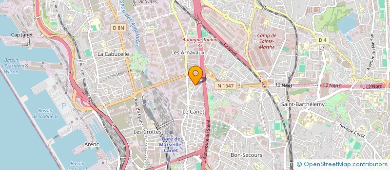 localisation de l'entreprise KVA FOOD à MARSEILLE