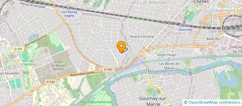 localisation de l'entreprise KVA GROUPE à GAGNY