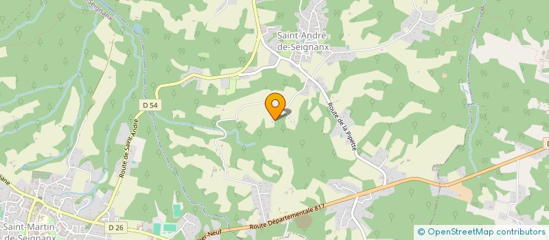 localisation de l'entreprise KVA-L'EVENT LA JUZERE  SAINTE-MARIE-DE-GOSSE