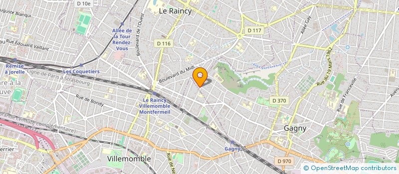 localisation de l'entreprise KVB CONSEIL à GAGNY