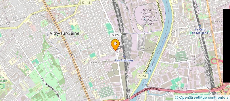 localisation de l'entreprise KVC RETAIL à VITRY-SUR-SEINE
