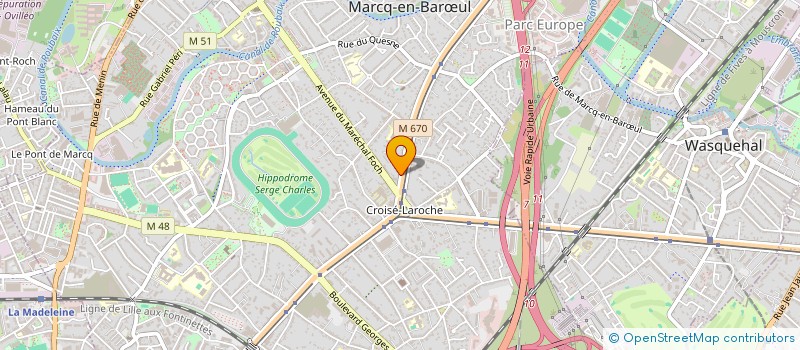 localisation de l'entreprise KVDS à MARCQ-EN-BARŒUL