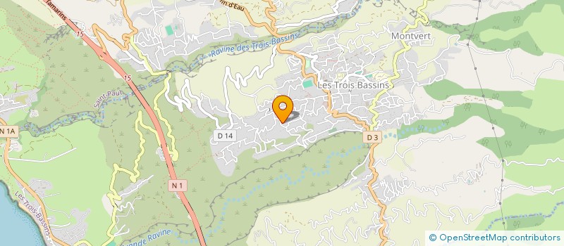 localisation de l'entreprise KVH-OI  LES TROIS-BASSINS