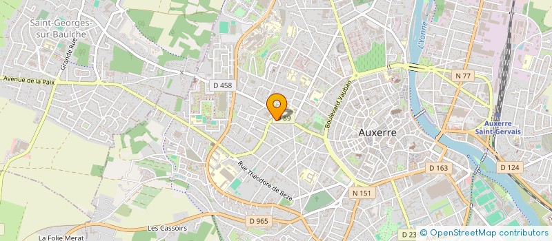 localisation de l'entreprise KVN à AUXERRE
