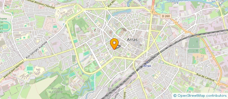 localisation de l'entreprise KVN PARTNERS à ARRAS