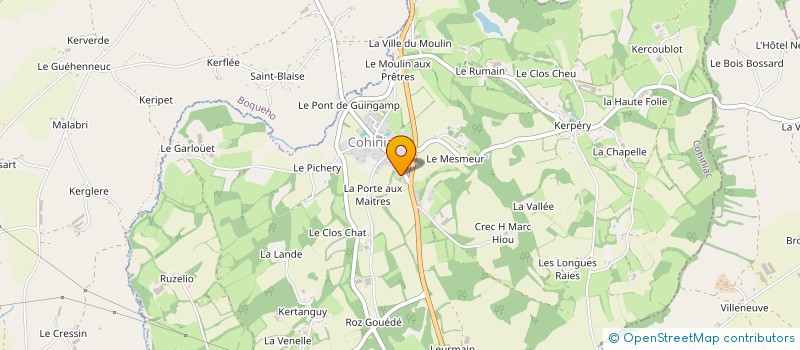 localisation de l'entreprise KVP INVEST  COHINIAC