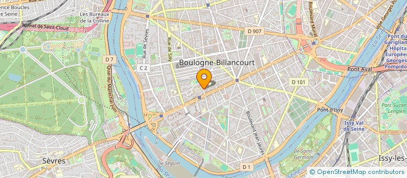 localisation de l'entreprise KVR à BOULOGNE-BILLANCOURT