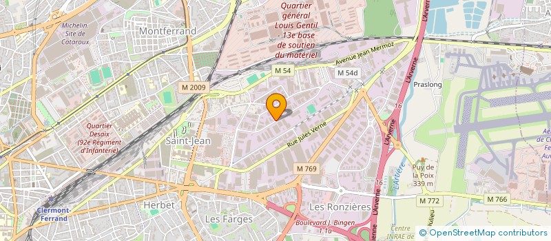 localisation de l'entreprise KVR STUDIO  CLERMONT-FERRAND