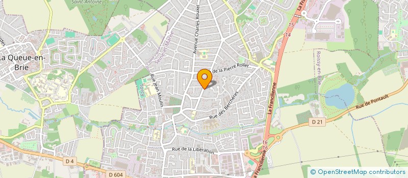 localisation de l'entreprise KVS à PONTAULT-COMBAULT