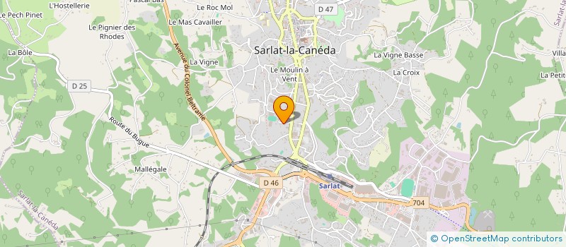 localisation de l'entreprise KVS ENTREPRISE  SARLAT-LA-CANEDA