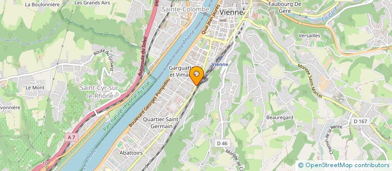 localisation de l'entreprise KW D'INFORMATION à VIENNE