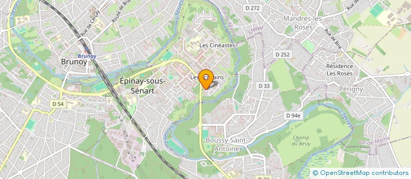 localisation de l'entreprise KW DIAGNOSTICS  EPINAY-SOUS-SENART