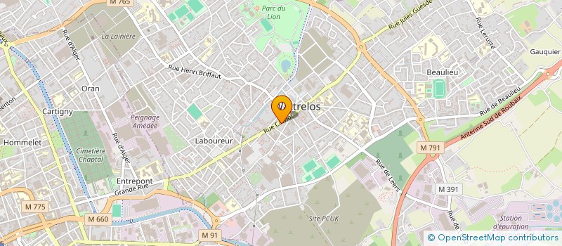 localisation de l'entreprise KW FOOD  WATTRELOS