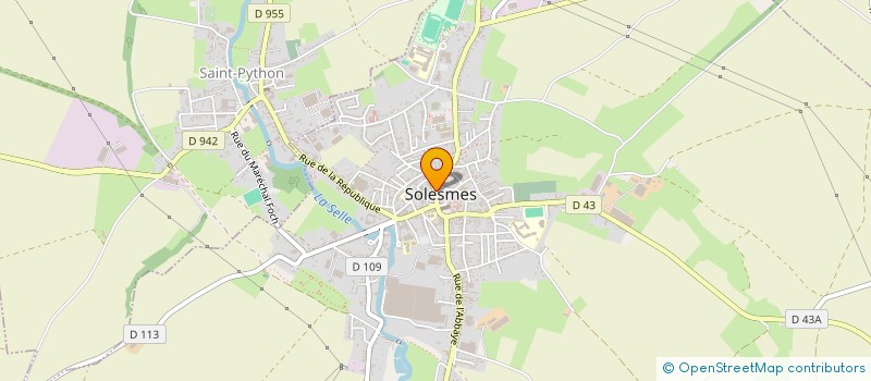 localisation de l'entreprise KW FOOD  SOLESMES