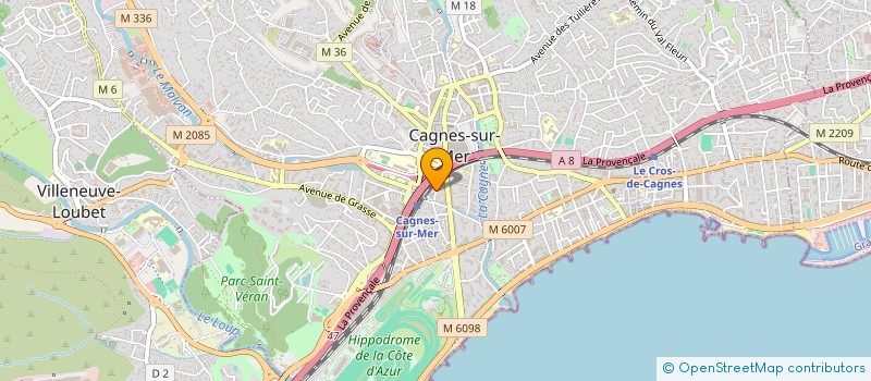 localisation de l'entreprise KW PATRIMOINE  CAGNES-SUR-MER