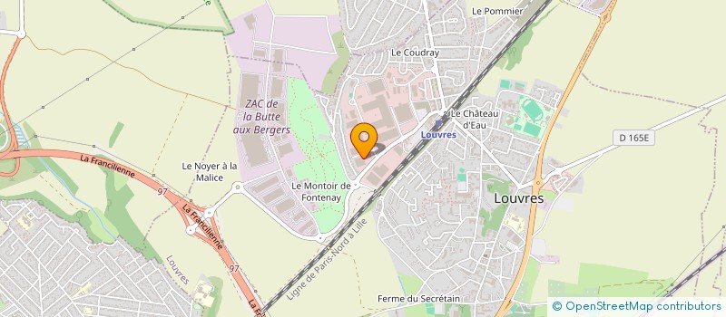 localisation de l'entreprise KW TECH SYSTEMS à LOUVRES