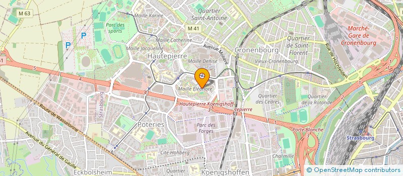 localisation de l'entreprise KW TRANSPORT  STRASBOURG