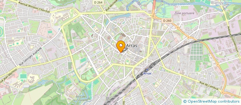 localisation de l'entreprise KWA à ARRAS
