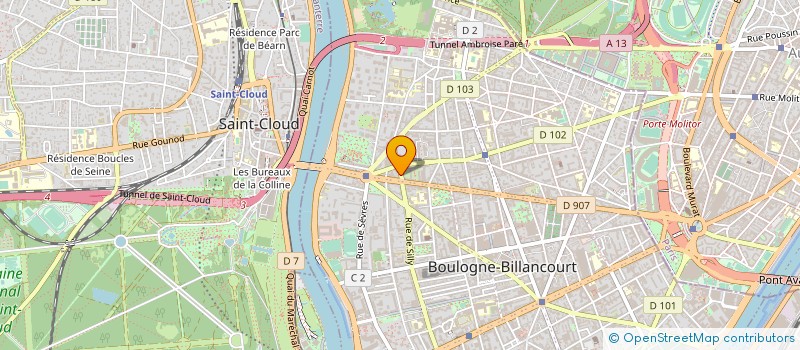 localisation de l'entreprise KWAI FONG à BOULOGNE-BILLANCOURT