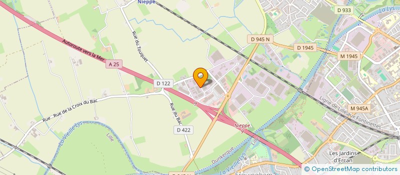 localisation de l'entreprise KWALICOM  NIEPPE