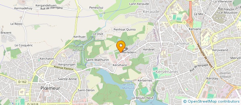 localisation de l'entreprise KWAN-TEK  PLOEMEUR