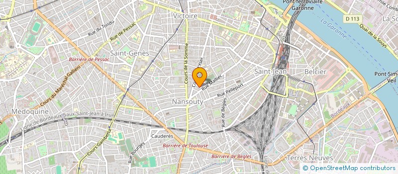 localisation de l'entreprise KWBG  BORDEAUX