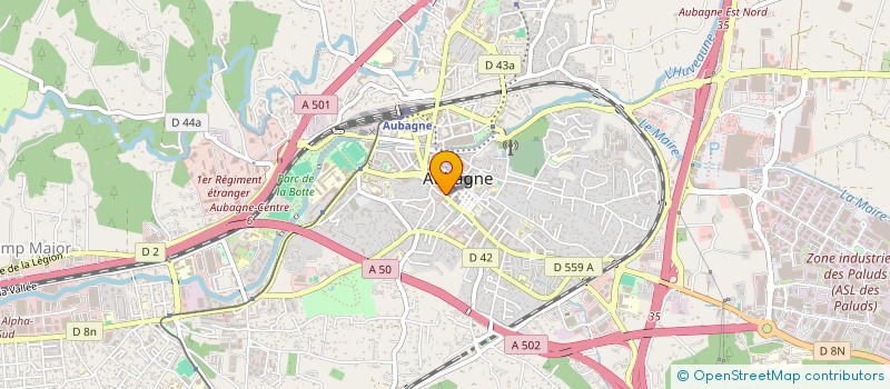 localisation de l'entreprise KWIK-E-MART à AUBAGNE