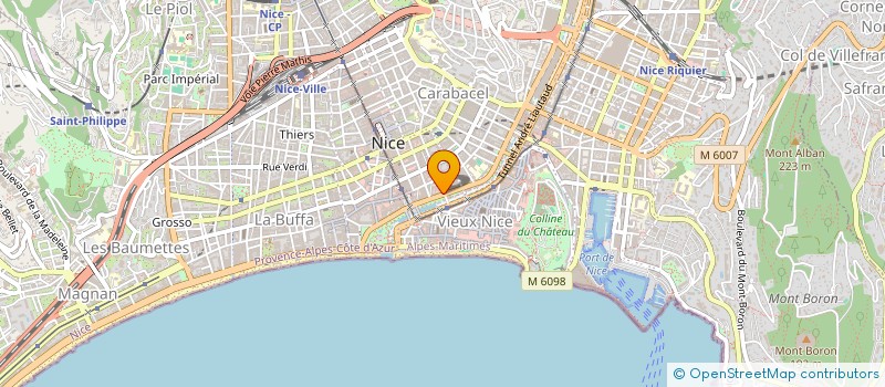 localisation de l'entreprise KWIK MARKET à NICE