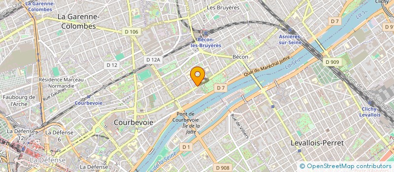 localisation de l'entreprise KWIKWIN  COURBEVOIE