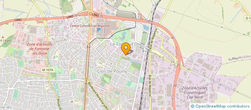localisation de l'entreprise KWIKWINK à DIJON