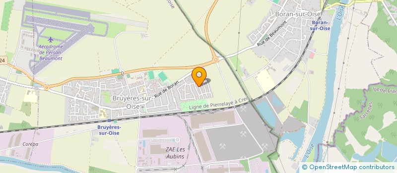 localisation de l'entreprise KWIN  BRUYERES-SUR-OISE