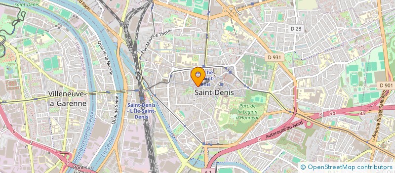 localisation de l'entreprise KWK à SAINT-DENIS