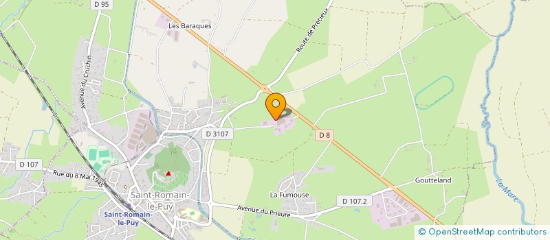 localisation de l'entreprise KWL IMMO  SAINT-ROMAIN-LE-PUY