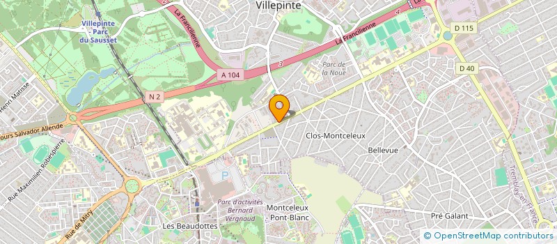 localisation de l'entreprise KWQ CONSULTING à VILLEPINTE