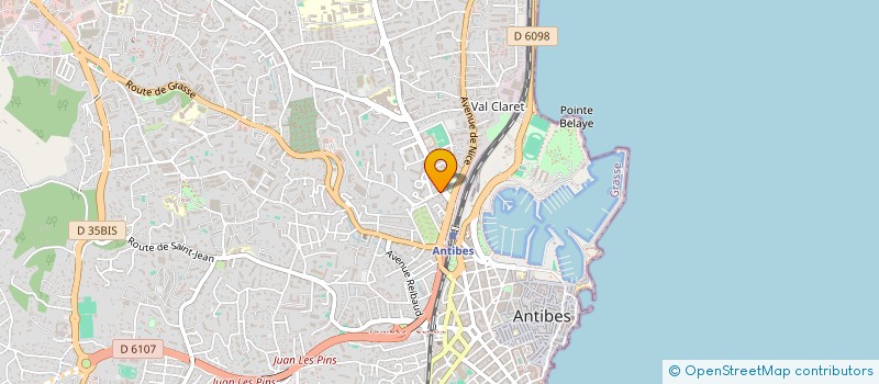 localisation de l'entreprise KWS FORMATION à ANTIBES