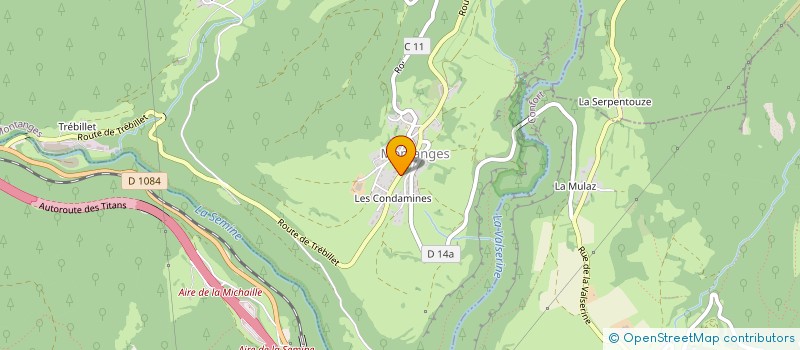 localisation de l'entreprise KWS INVESTISSEMENTS  MONTANGES