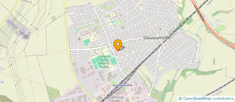 localisation de l'entreprise KX SARL  GOUSSAINVILLE