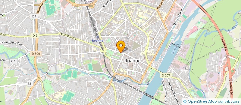 localisation de l'entreprise KXS à ROANNE