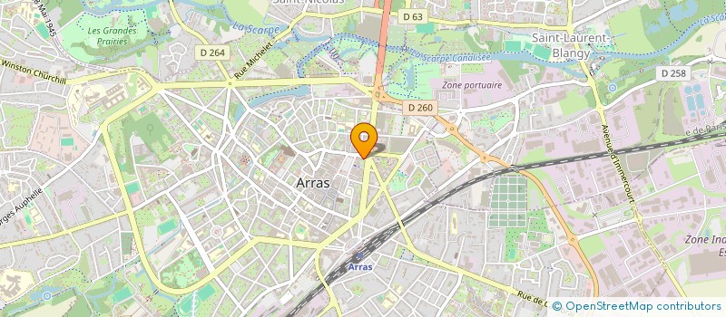 localisation de l'entreprise KXZ à ARRAS