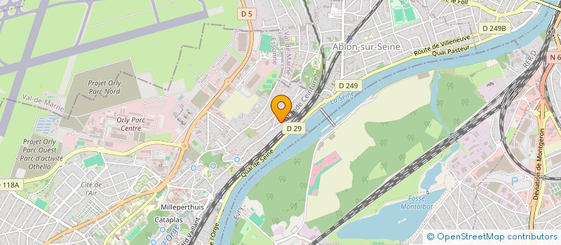 localisation de l'entreprise KY HOLDING à ATHIS-MONS
