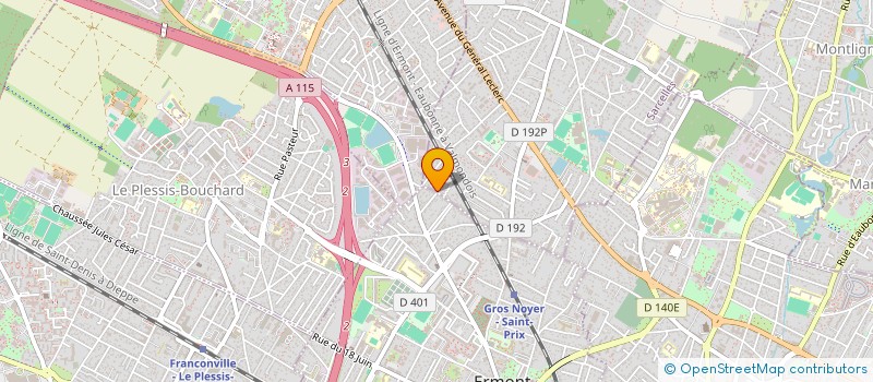 localisation de l'entreprise KY IMMO à SAINT-PRIX