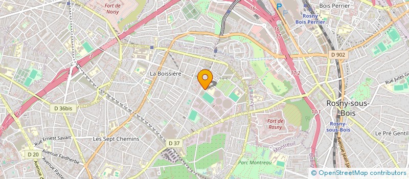 localisation de l'entreprise KY IMMOBILIER à MONTREUIL