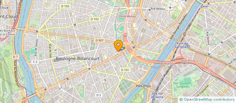 localisation de l'entreprise KY IMMOBILIER II à BOULOGNE-BILLANCOURT