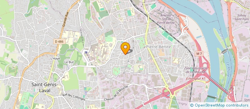 localisation de l'entreprise KY INVEST  OULLINS-PIERRE-BENITE