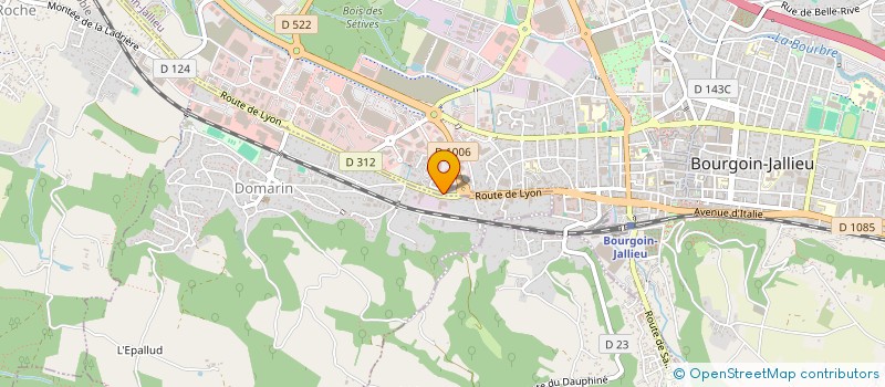 localisation de l'entreprise KY RENOV à BOURGOIN-JALLIEU