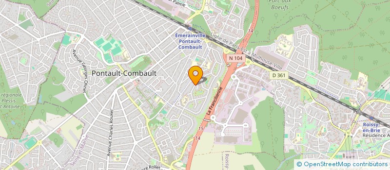 localisation de l'entreprise KY SECURITE SARL à PONTAULT-COMBAULT