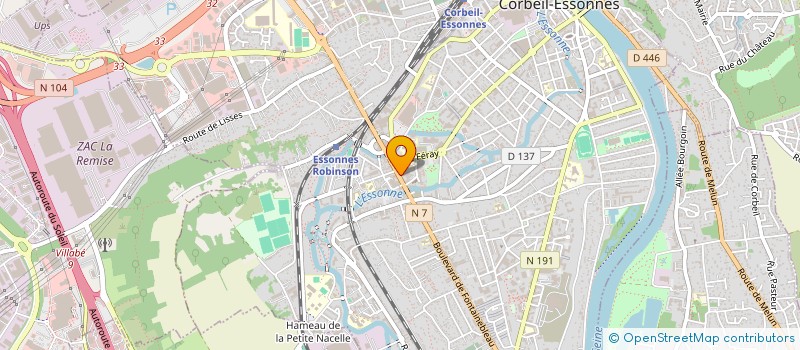 localisation de l'entreprise KY SUPERETTE à CORBEIL-ESSONNES